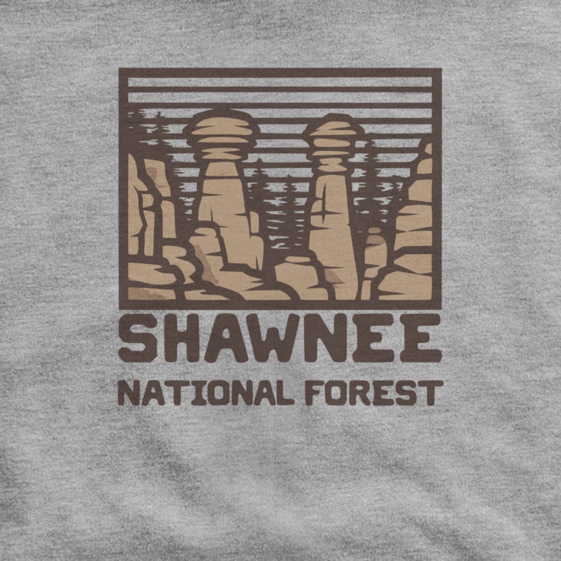Shawnee National Forest Hoodie Adventure and Outdoors Themed Hoodie