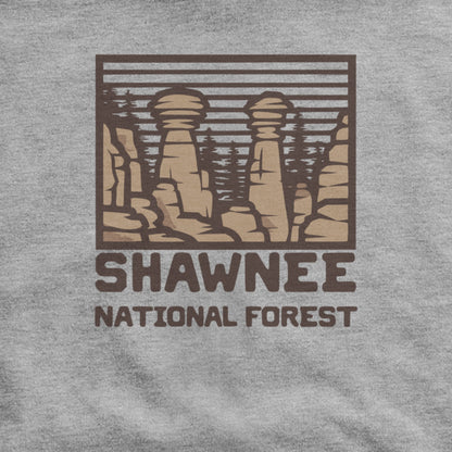 Shawnee National Forest Hoodie Adventure and Outdoors Themed Hoodie