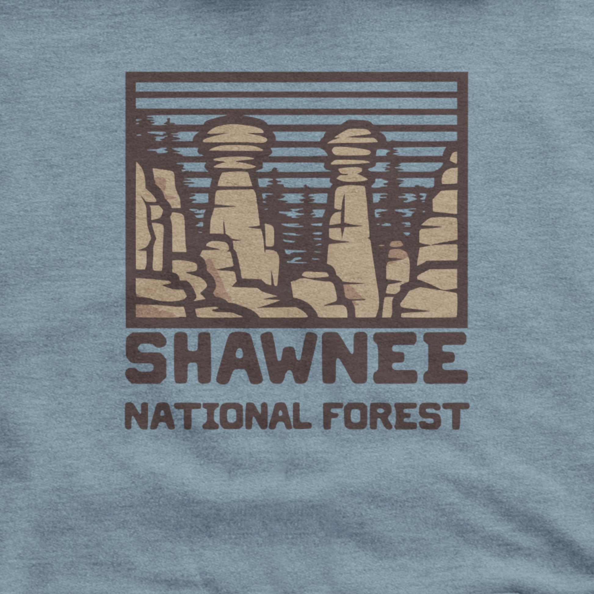 Shawnee National Forest Hoodie Adventure and Outdoors Themed Hoodie