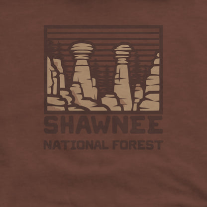 Shawnee National Forest Hoodie Adventure and Outdoors Themed Hoodie