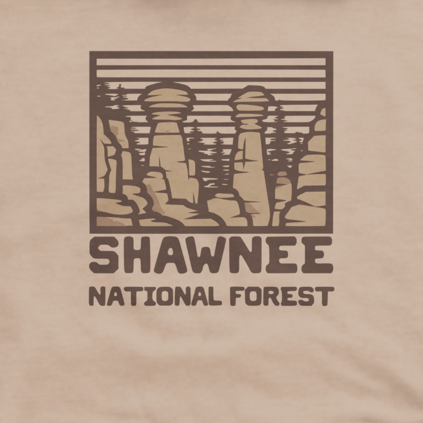 Shawnee National Forest Hoodie Adventure and Outdoors Themed Hoodie