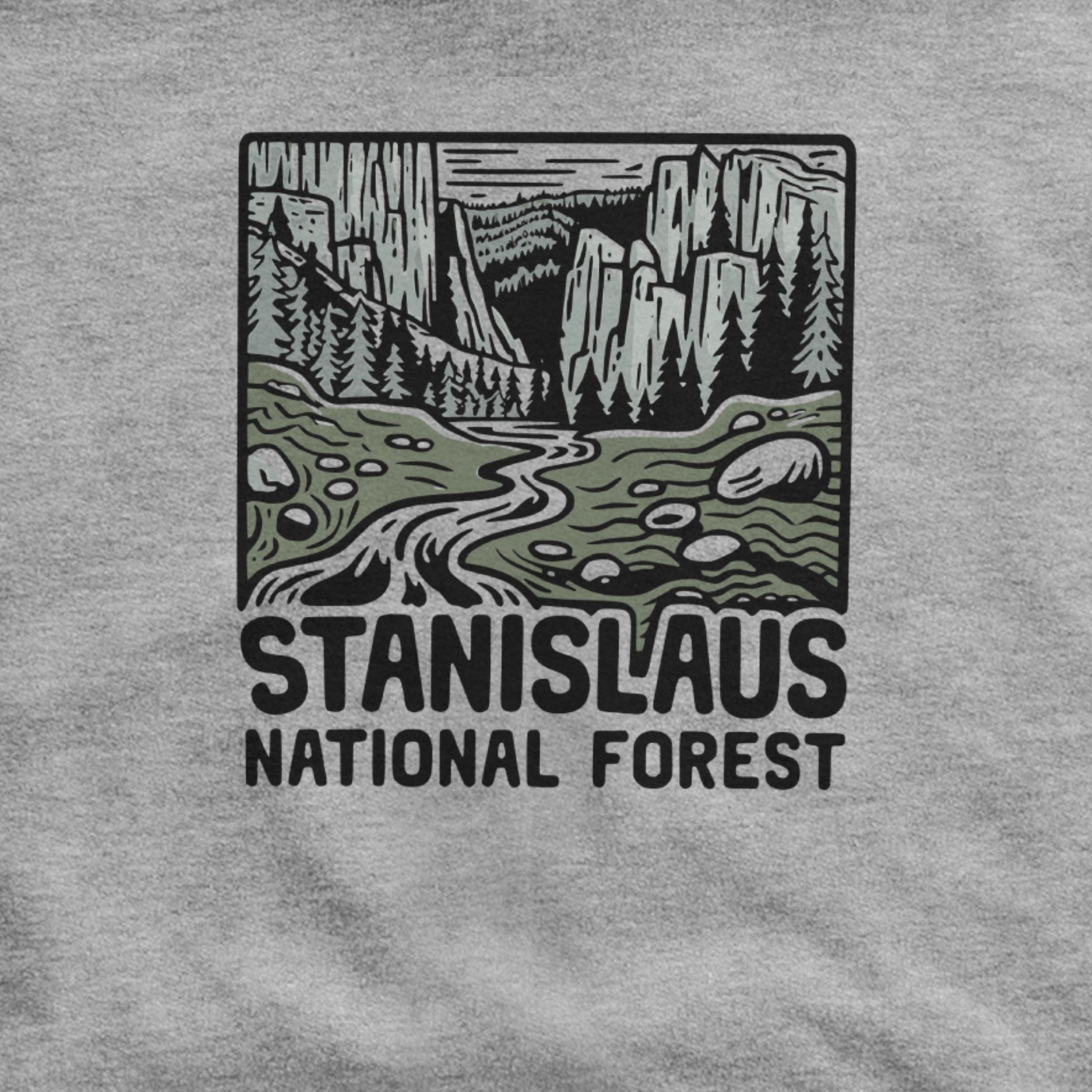 Stanislaus National Forest Hoodie Adventure and Outdoors Themed Hoodie