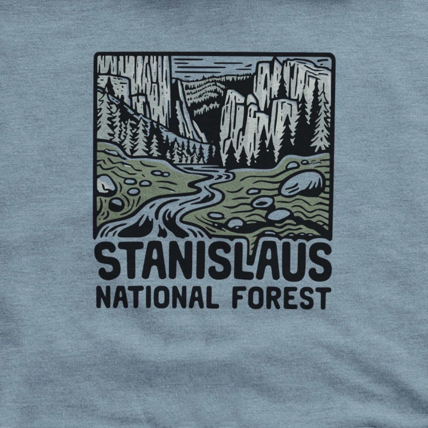 Stanislaus National Forest Hoodie Adventure and Outdoors Themed Hoodie