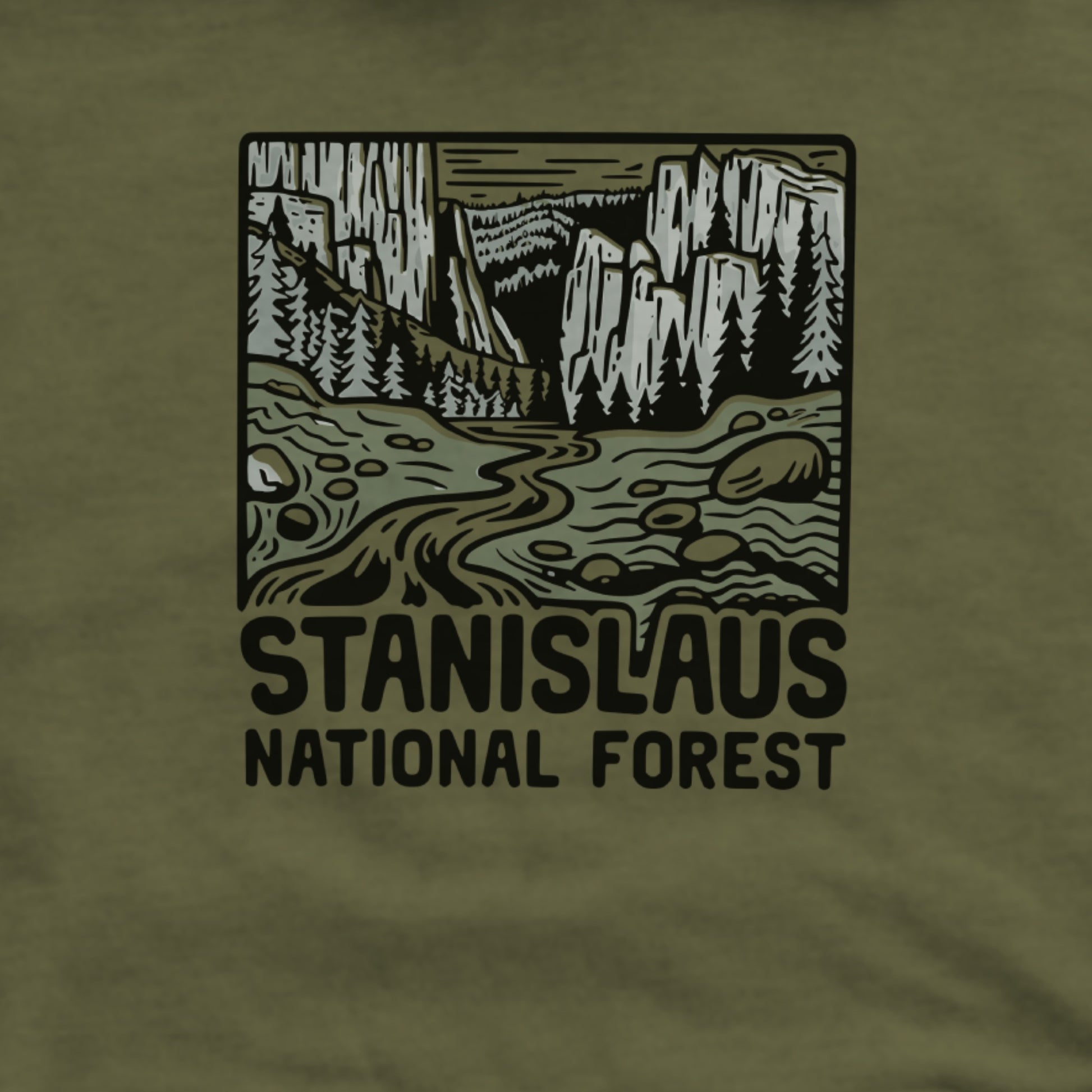 Stanislaus National Forest Hoodie Adventure and Outdoors Themed Hoodie