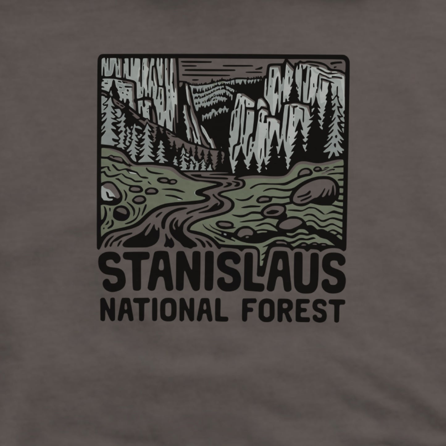 Stanislaus National Forest Hoodie Adventure and Outdoors Themed Hoodie