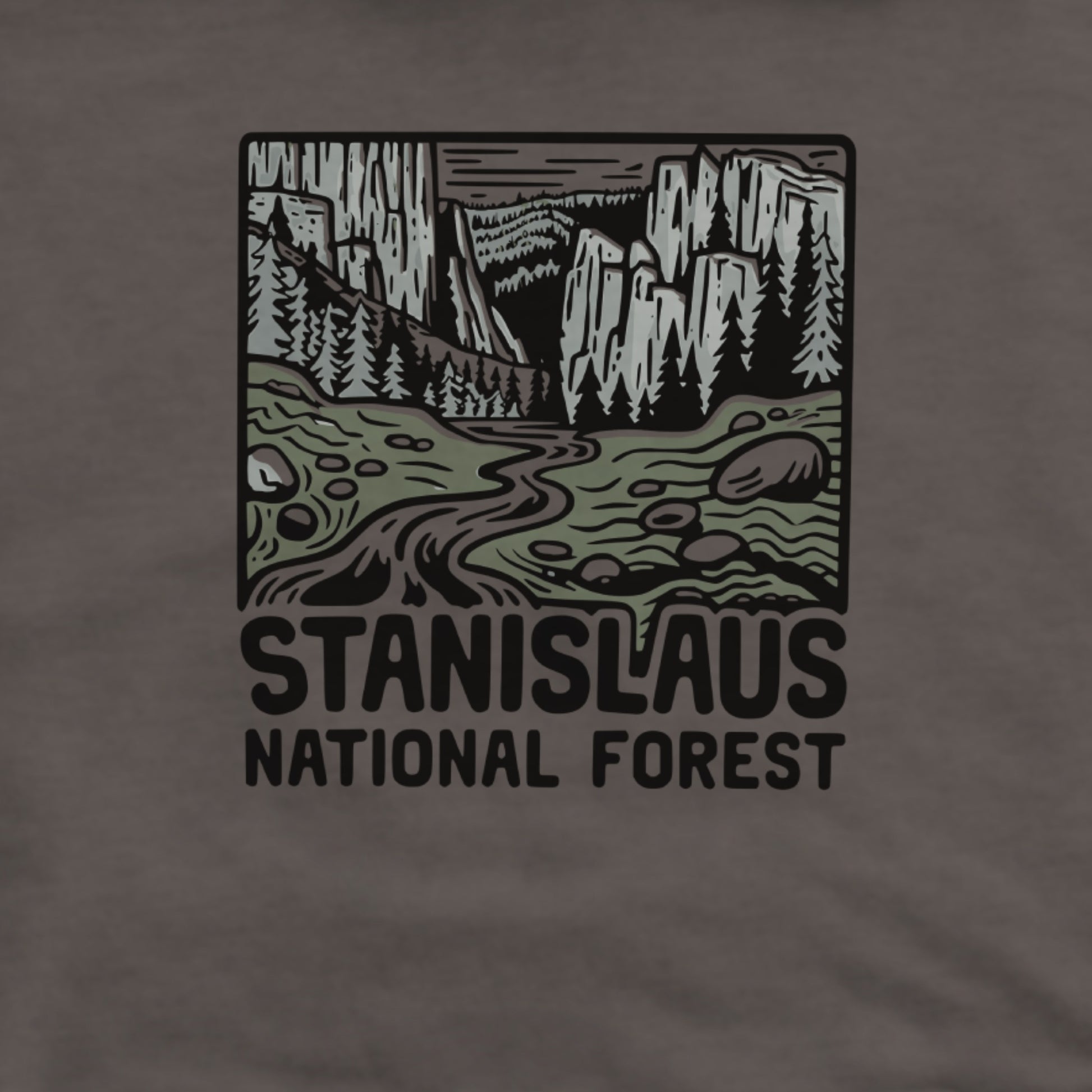Stanislaus National Forest Hoodie Adventure and Outdoors Themed Hoodie