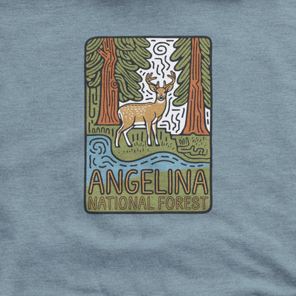 Angelina National Forest Hoodie Adventure and Outdoors Themed Hoodie