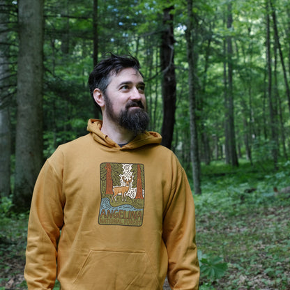Angelina National Forest Hoodie Adventure and Outdoors Themed Hoodie