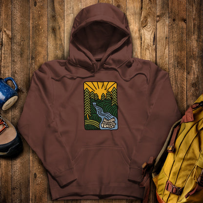 Huron National Forest Hoodie Cocoa Adventure and Outdoors Themed Hoodie