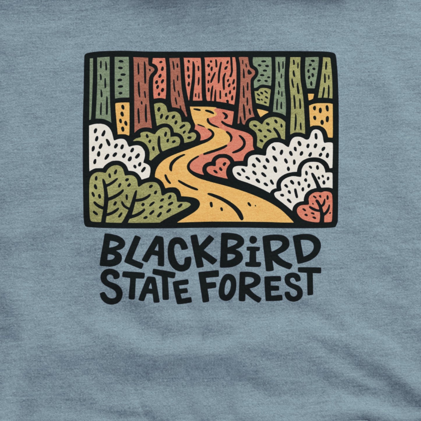 Blackbird State Forest Hoodie Adventure and Outdoors Themed Hoodie