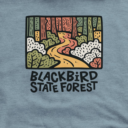 Blackbird State Forest Hoodie Adventure and Outdoors Themed Hoodie