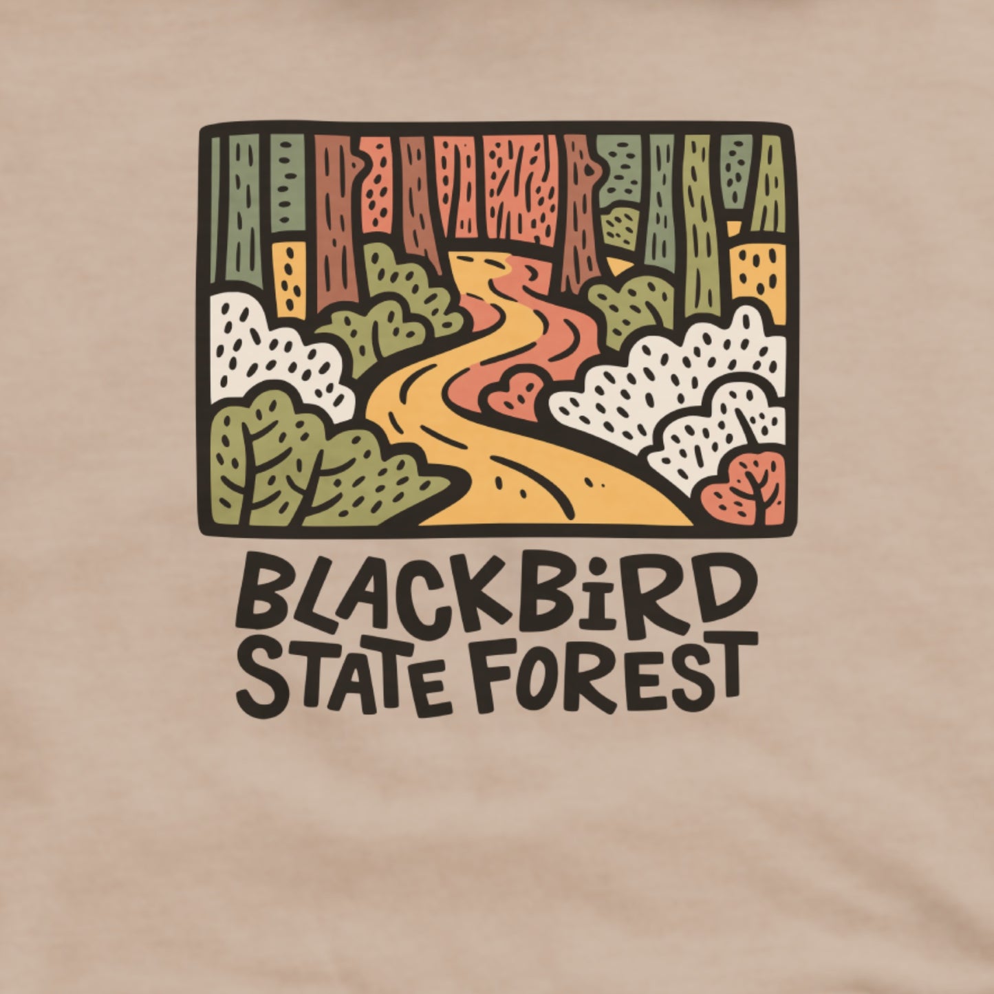 Blackbird State Forest Hoodie Adventure and Outdoors Themed Hoodie