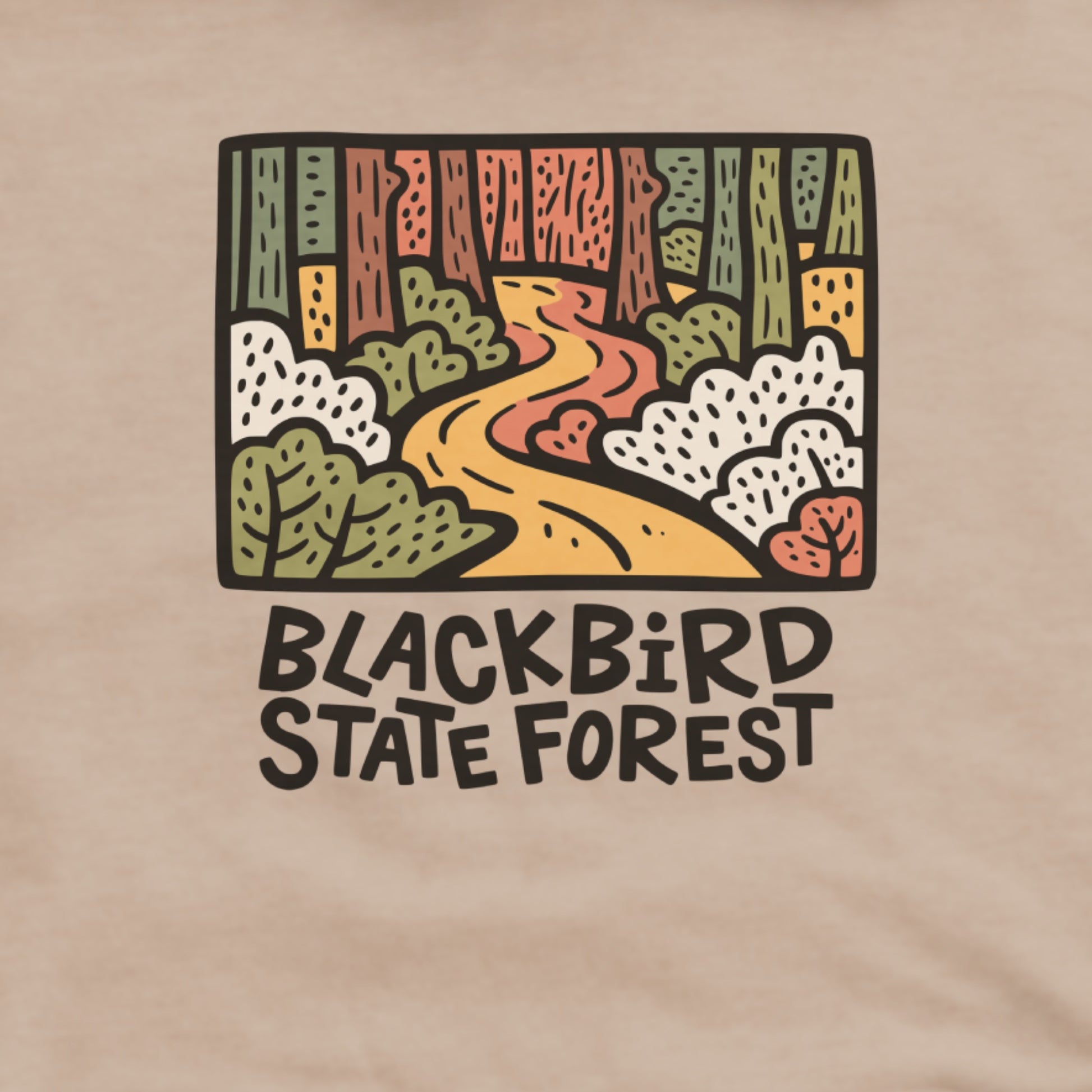 Blackbird State Forest Hoodie Adventure and Outdoors Themed Hoodie
