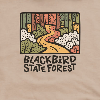 Blackbird State Forest Hoodie Adventure and Outdoors Themed Hoodie