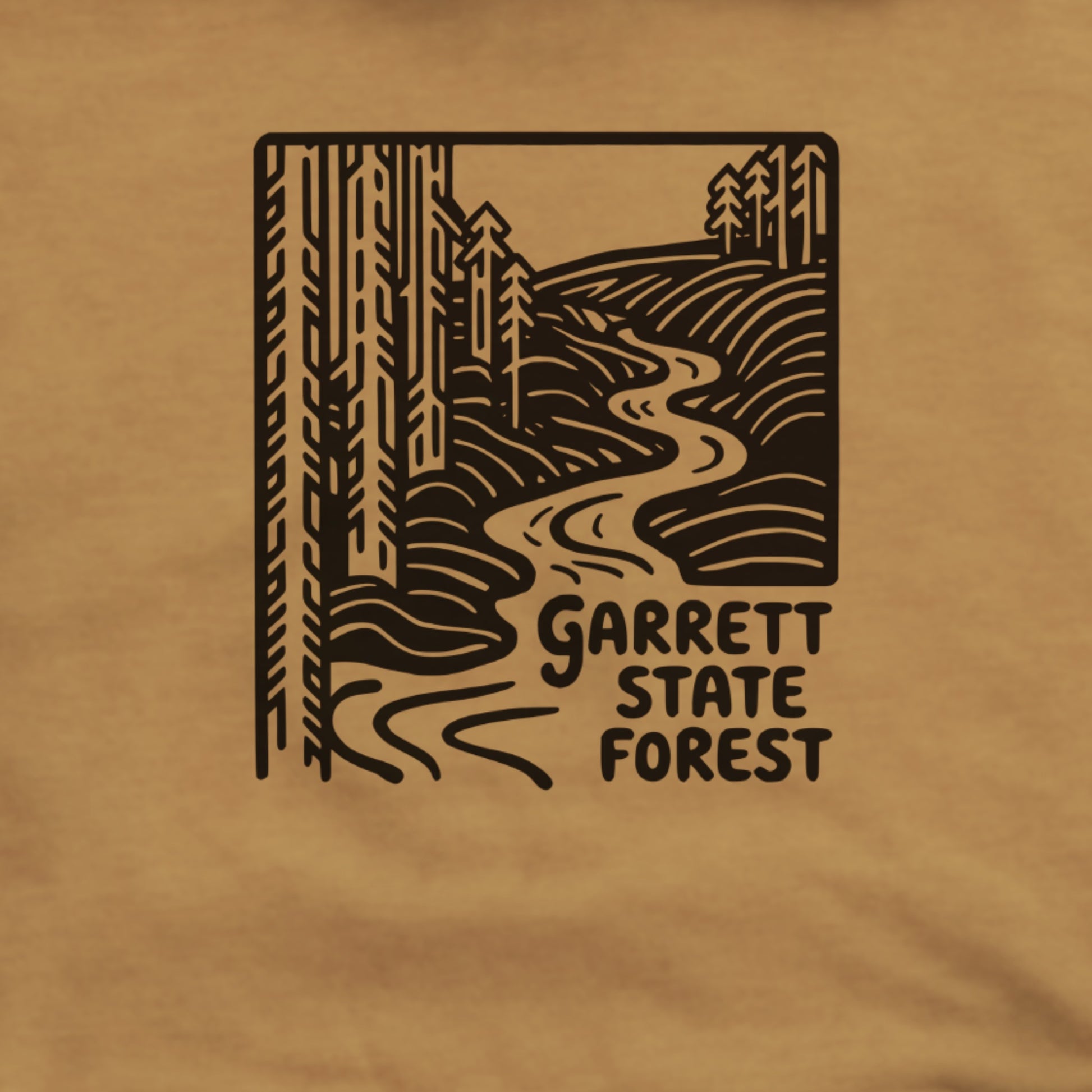Garrett State Forest Hoodie Adventure and Outdoors Themed Hoodie