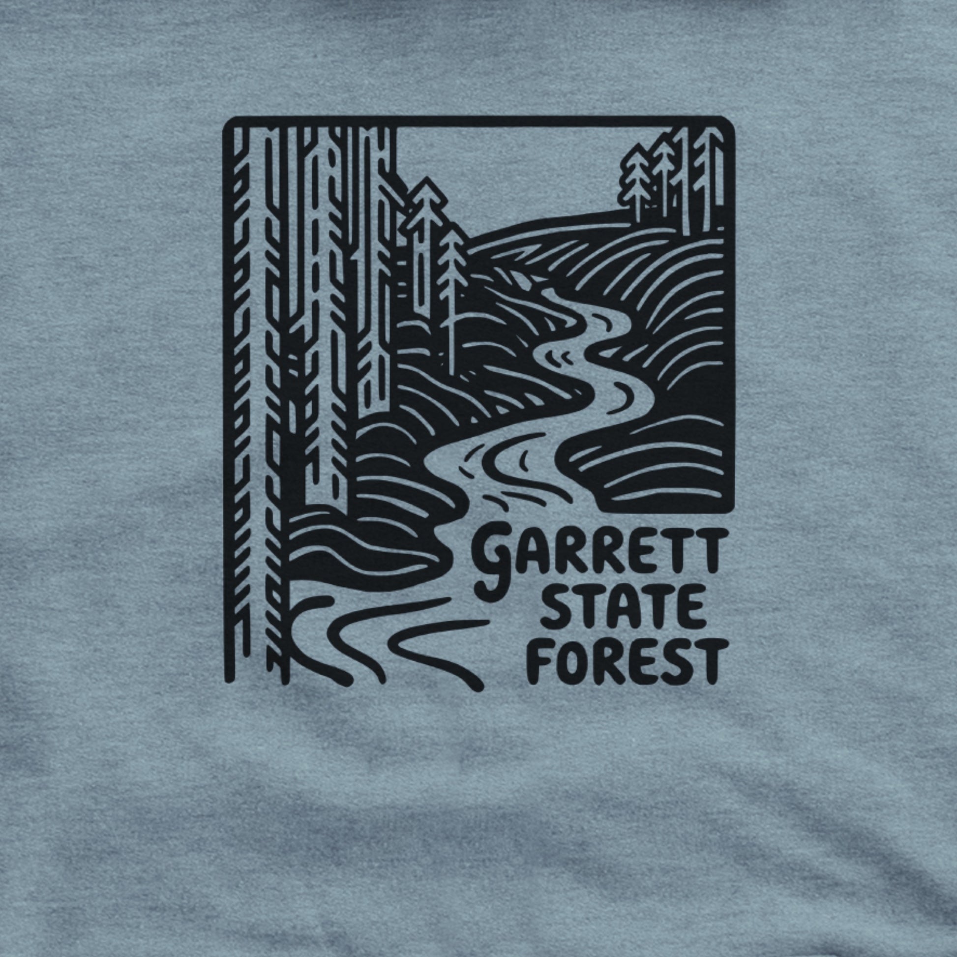 Garrett State Forest Hoodie Adventure and Outdoors Themed Hoodie