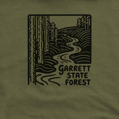 Garrett State Forest Hoodie Adventure and Outdoors Themed Hoodie