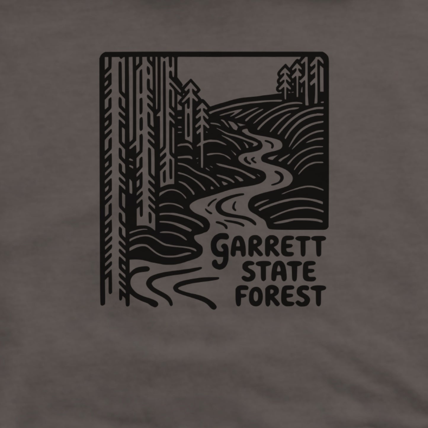 Garrett State Forest Hoodie Adventure and Outdoors Themed Hoodie