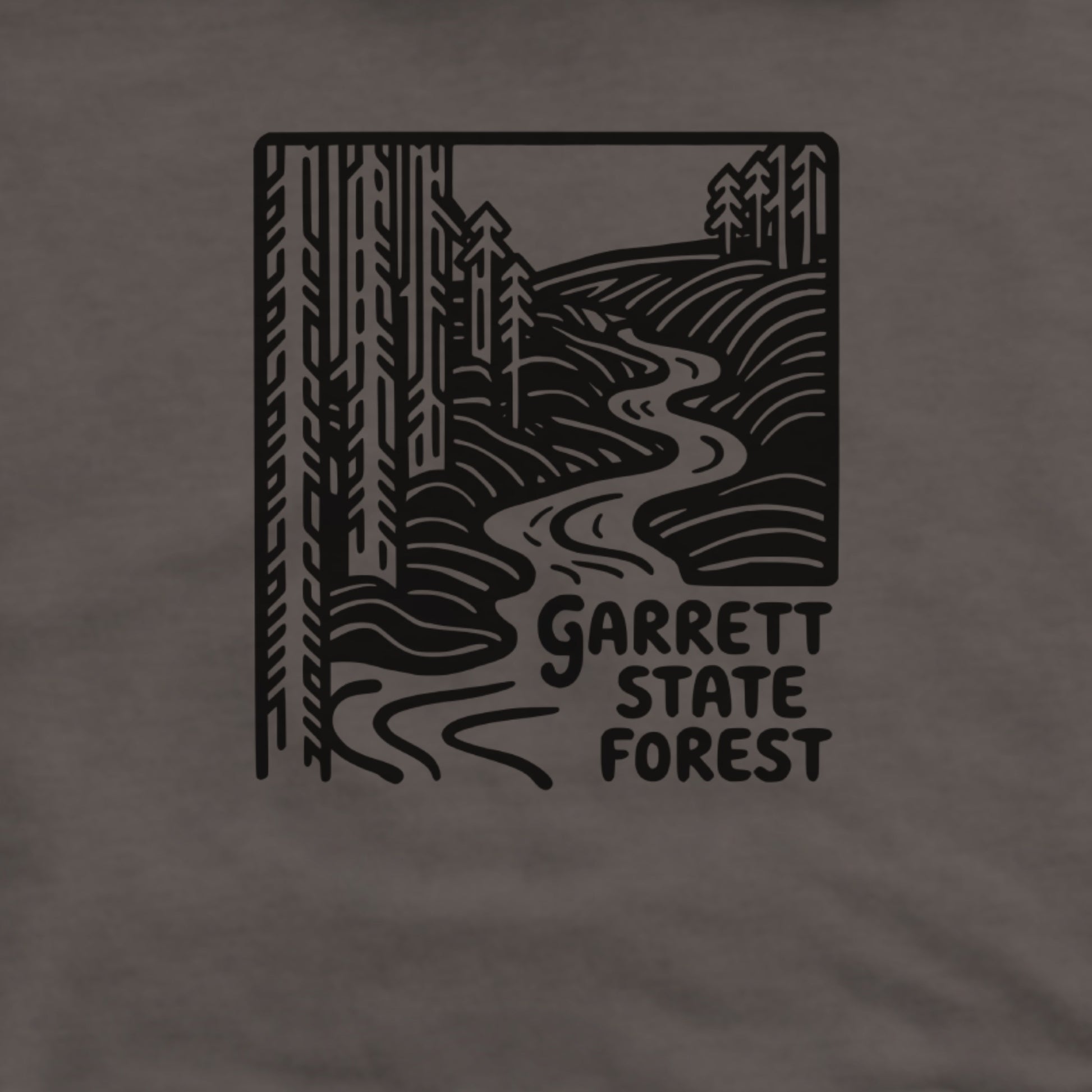 Garrett State Forest Hoodie Adventure and Outdoors Themed Hoodie