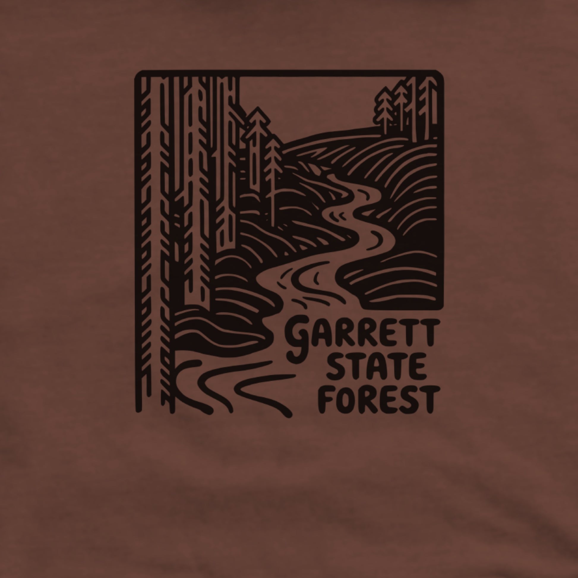 Garrett State Forest Hoodie Adventure and Outdoors Themed Hoodie