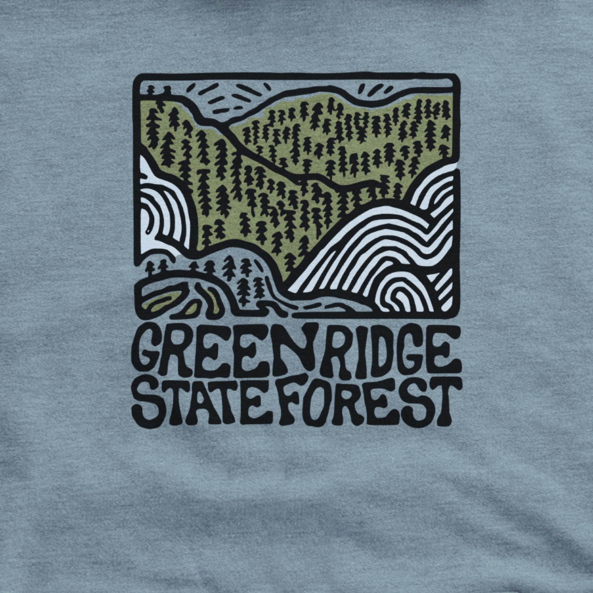 Green Ridge State Forest Hoodie Adventure and Outdoors Themed Hoodie