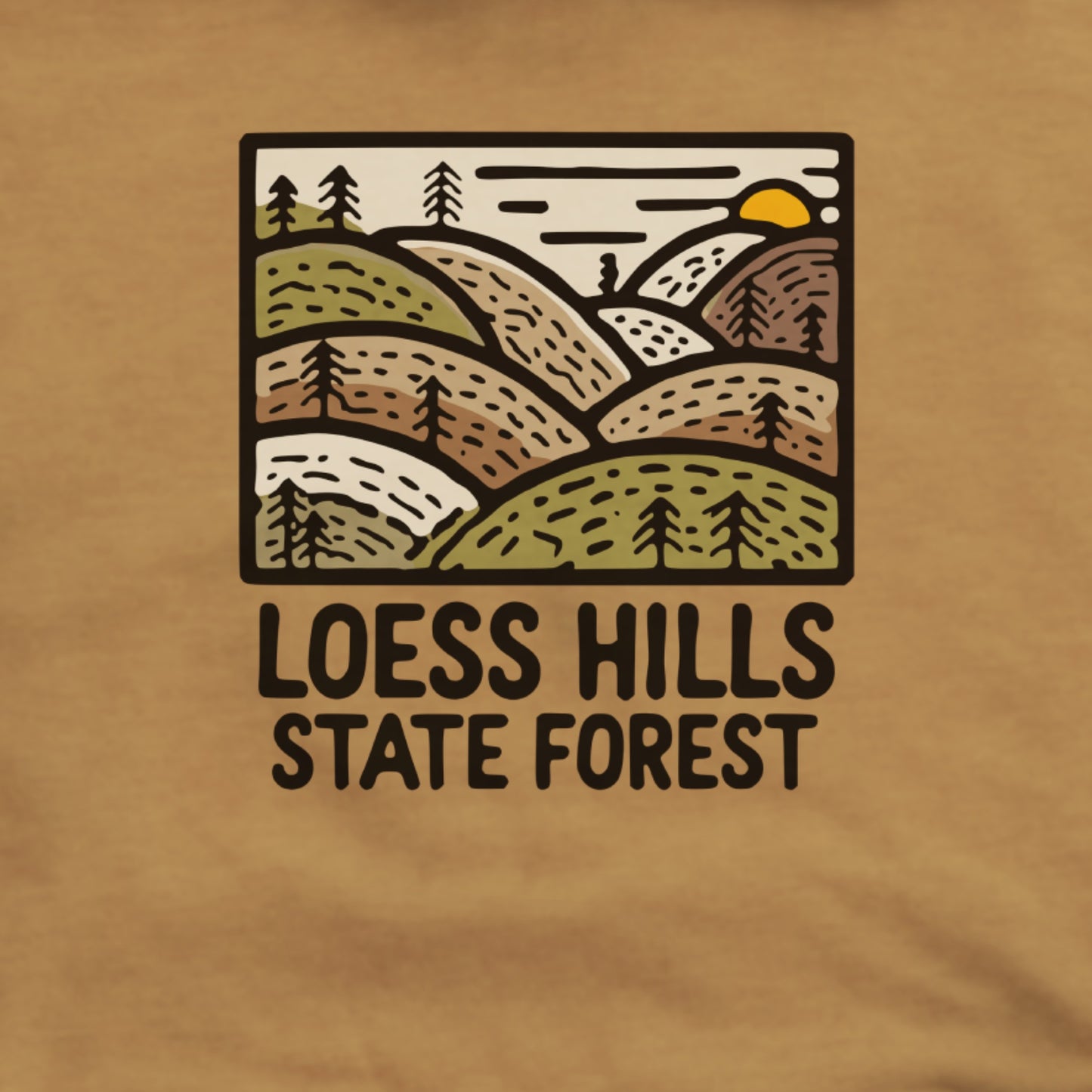 Loess Hills State Forest Hoodie Adventure and Outdoors Themed Hoodie