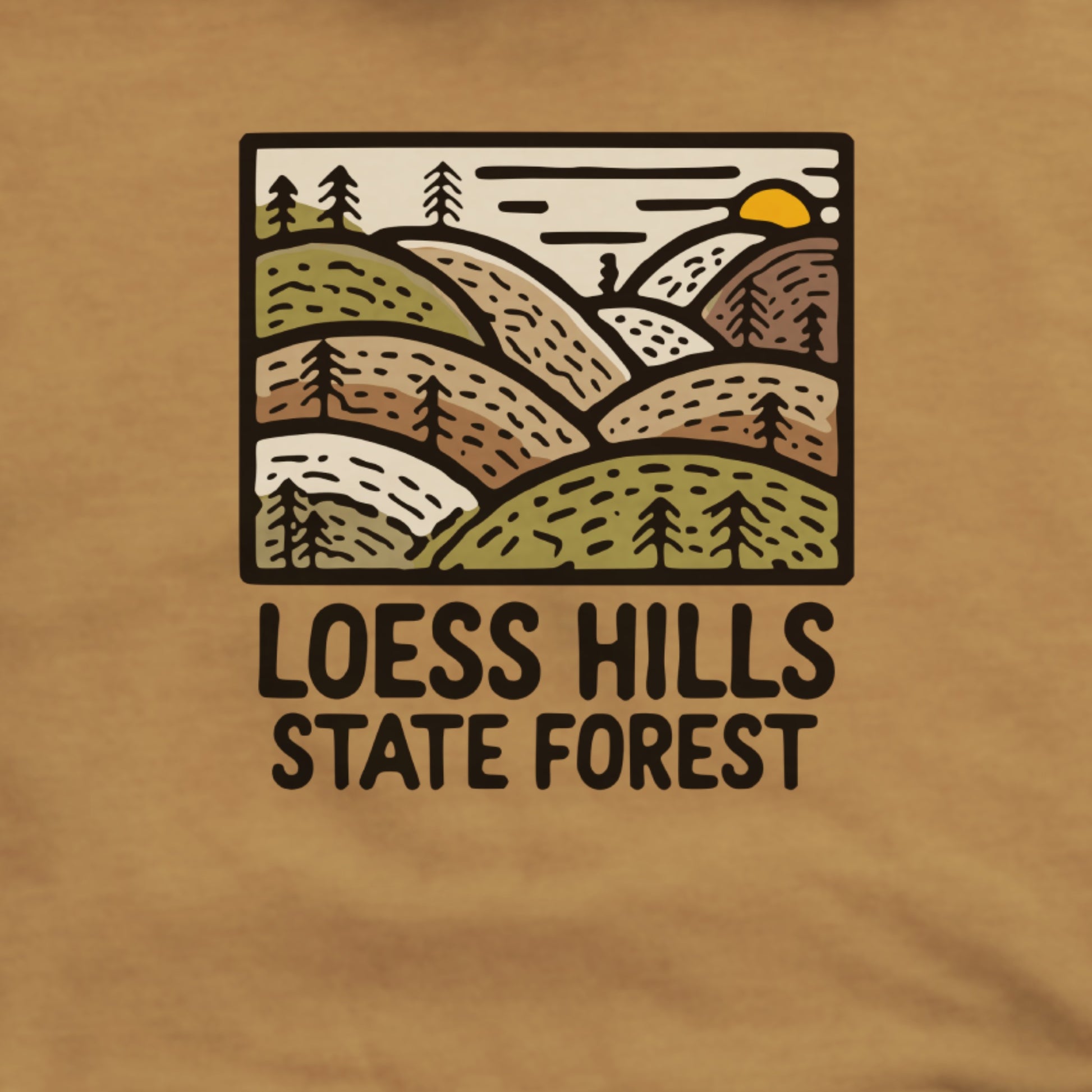 Loess Hills State Forest Hoodie Adventure and Outdoors Themed Hoodie