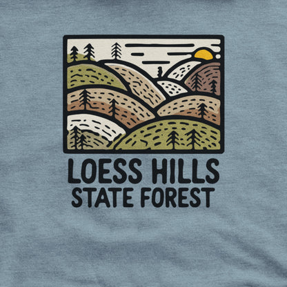 Loess Hills State Forest Hoodie Adventure and Outdoors Themed Hoodie