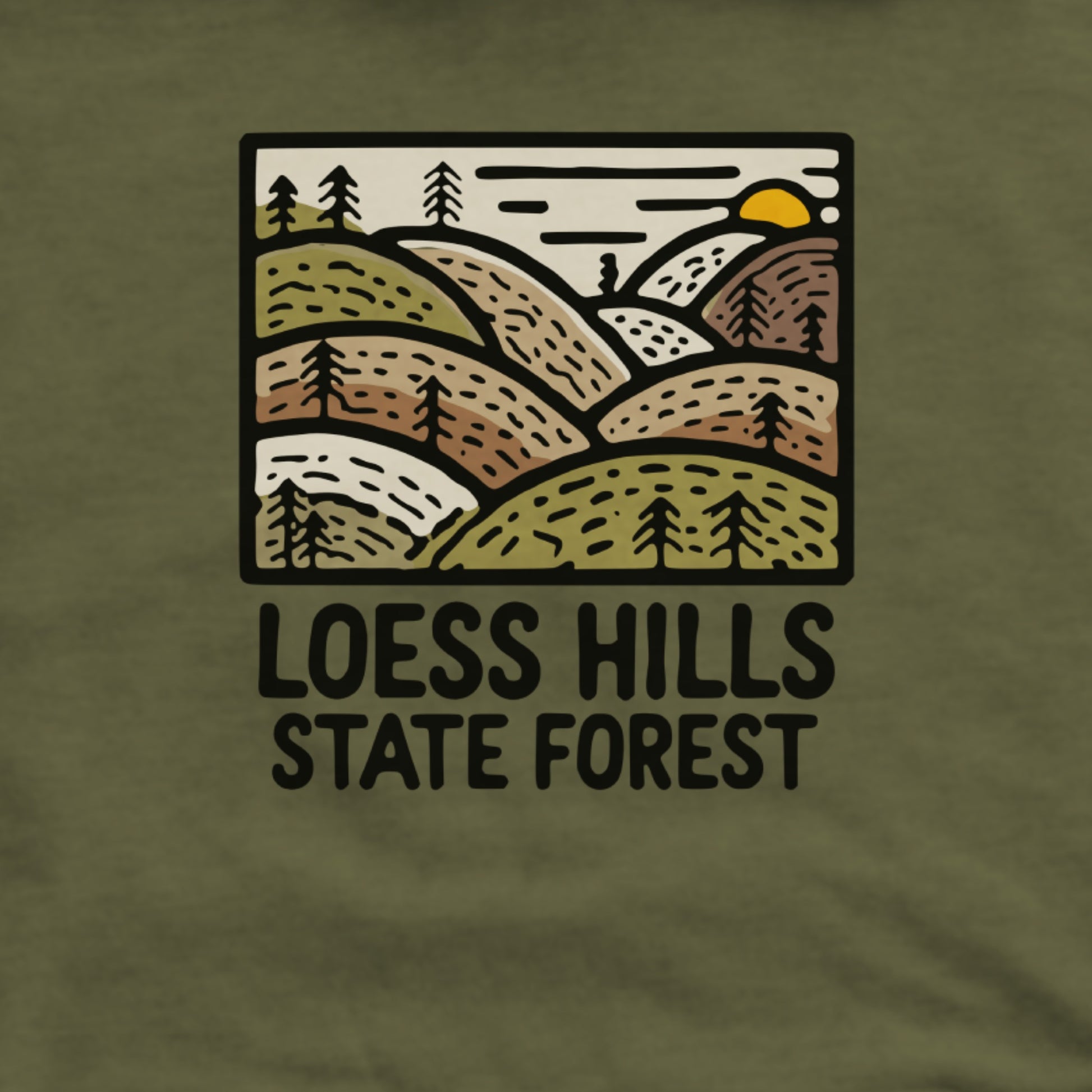 Loess Hills State Forest Hoodie Adventure and Outdoors Themed Hoodie