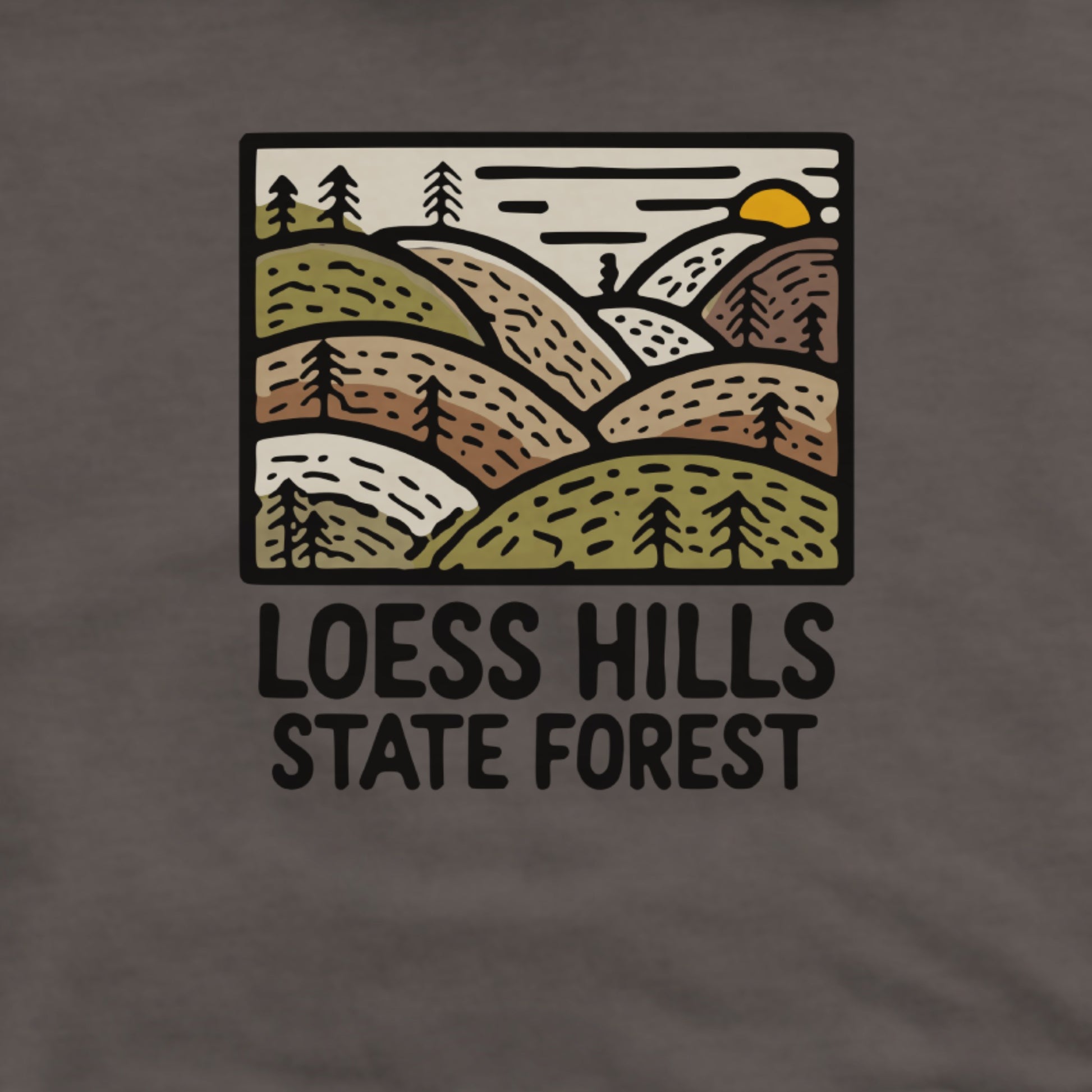 Loess Hills State Forest Hoodie Adventure and Outdoors Themed Hoodie