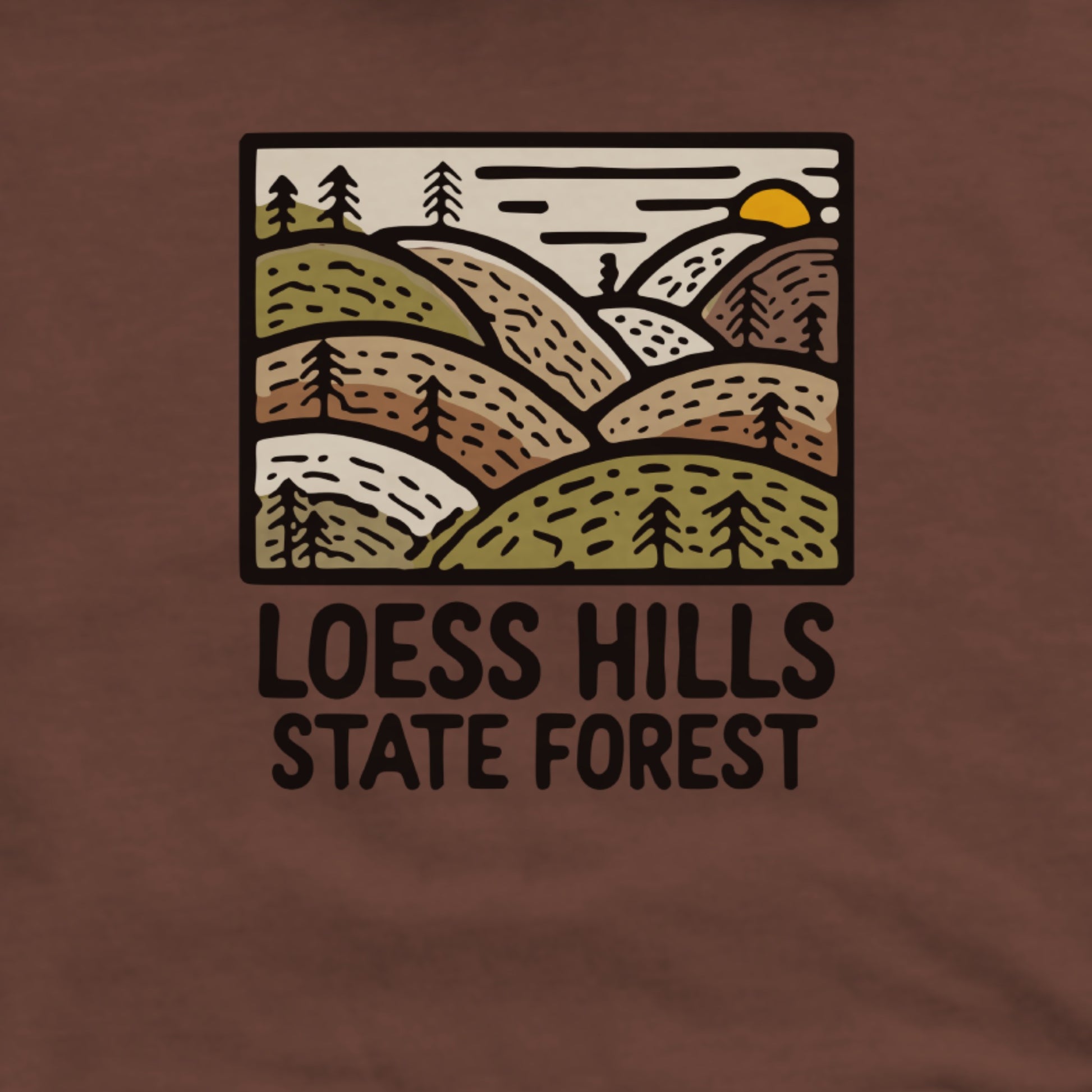 Loess Hills State Forest Hoodie Adventure and Outdoors Themed Hoodie