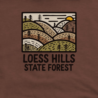 Loess Hills State Forest Hoodie Adventure and Outdoors Themed Hoodie
