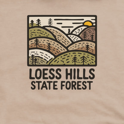 Loess Hills State Forest Hoodie Adventure and Outdoors Themed Hoodie