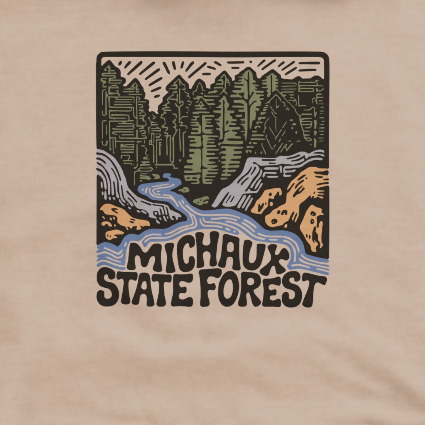 Michaux State Forest Hoodie Adventure and Outdoors Themed Hoodie