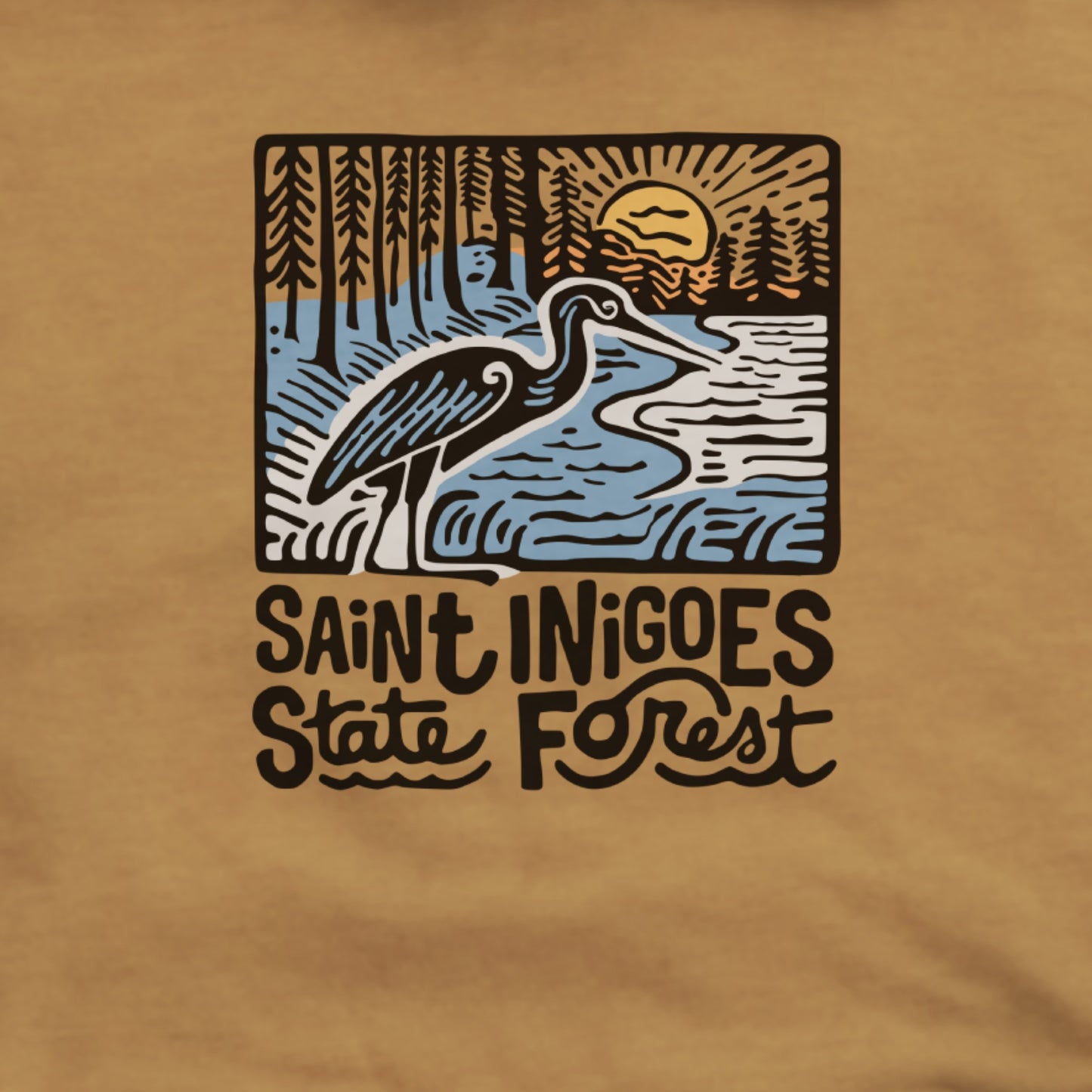 Saint Inigoes State Forest Hoodie Adventure and Outdoors Themed Hoodie