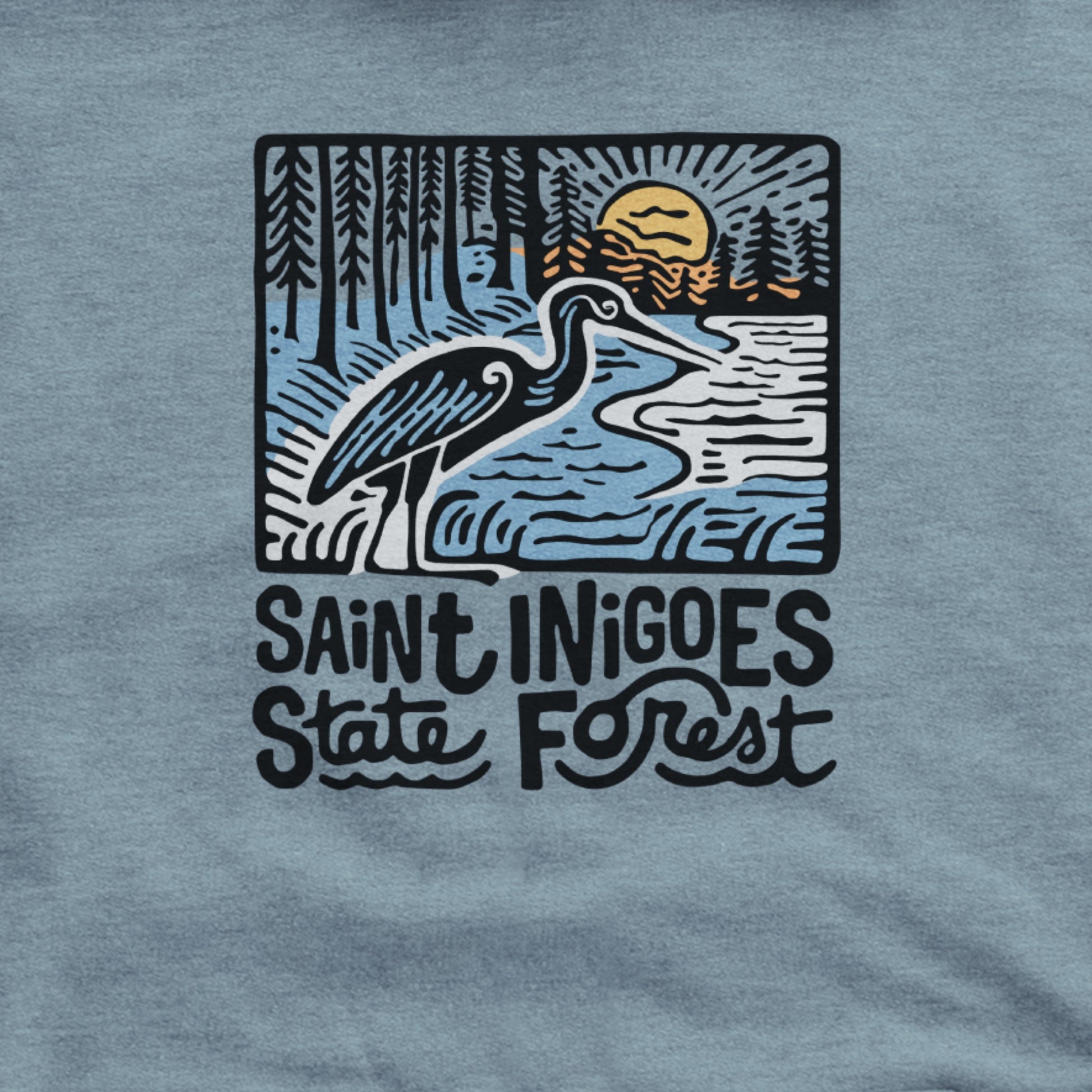 Saint Inigoes State Forest Hoodie Adventure and Outdoors Themed Hoodie