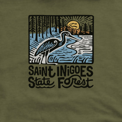 Saint Inigoes State Forest Hoodie Adventure and Outdoors Themed Hoodie