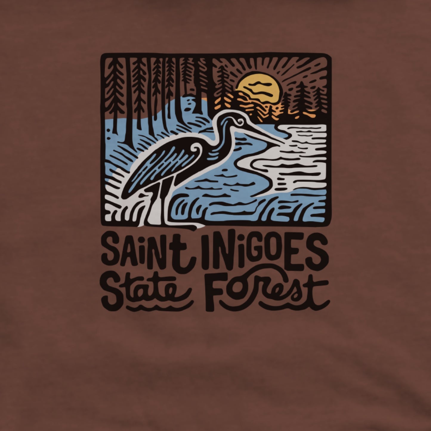 Saint Inigoes State Forest Hoodie Adventure and Outdoors Themed Hoodie