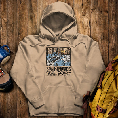 Saint Inigoes State Forest Hoodie Sand Adventure and Outdoors Themed Hoodie