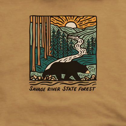 Savage River State Forest Hoodie Adventure and Outdoors Themed Hoodie