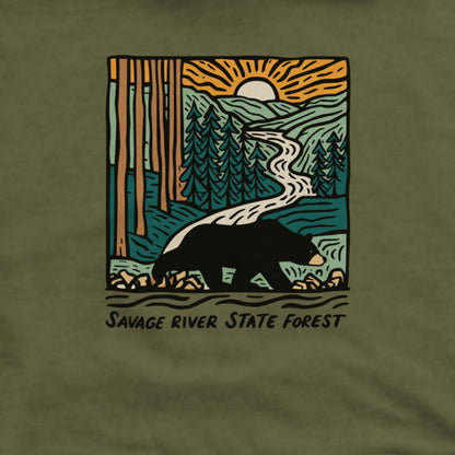 Savage River State Forest Hoodie Adventure and Outdoors Themed Hoodie