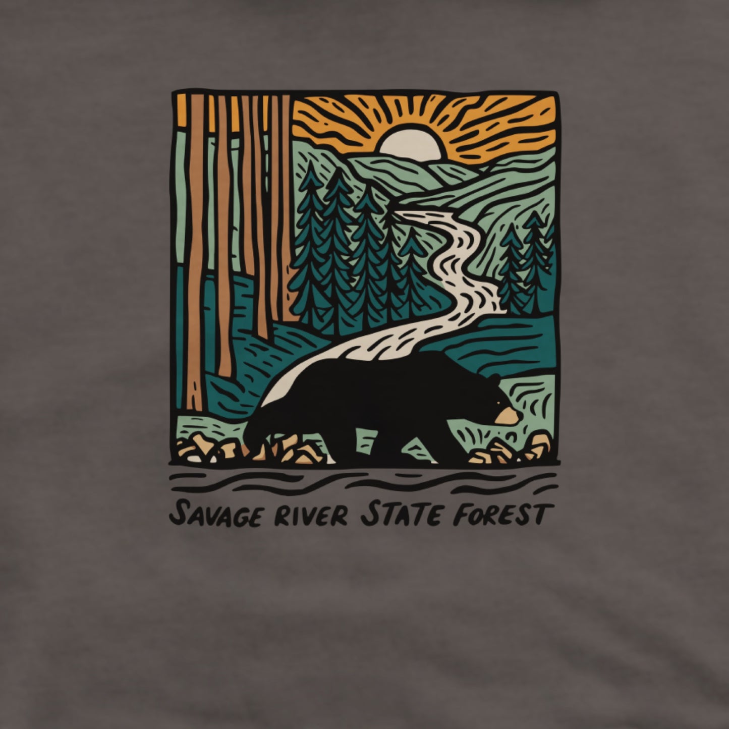 Savage River State Forest Hoodie Adventure and Outdoors Themed Hoodie