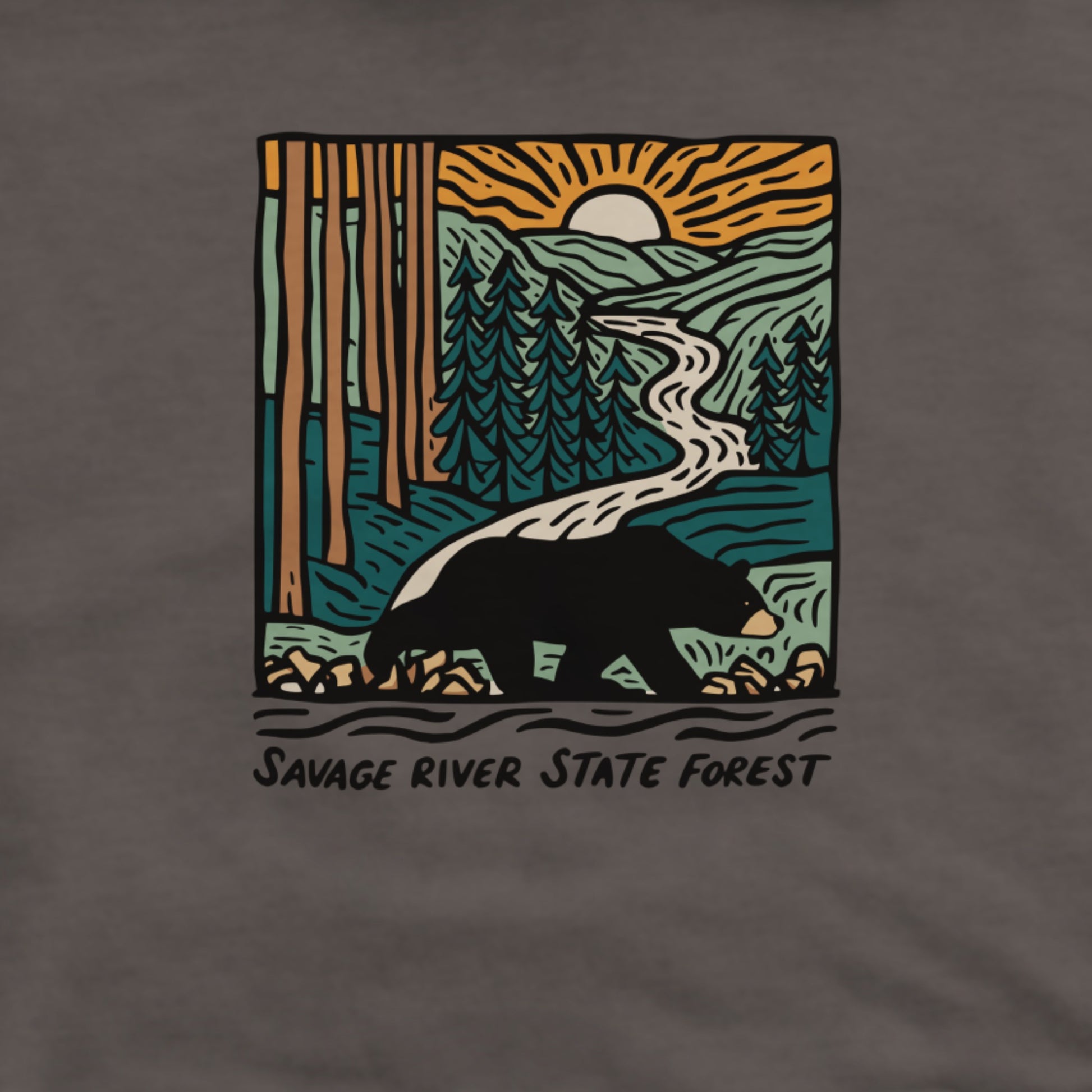Savage River State Forest Hoodie Adventure and Outdoors Themed Hoodie