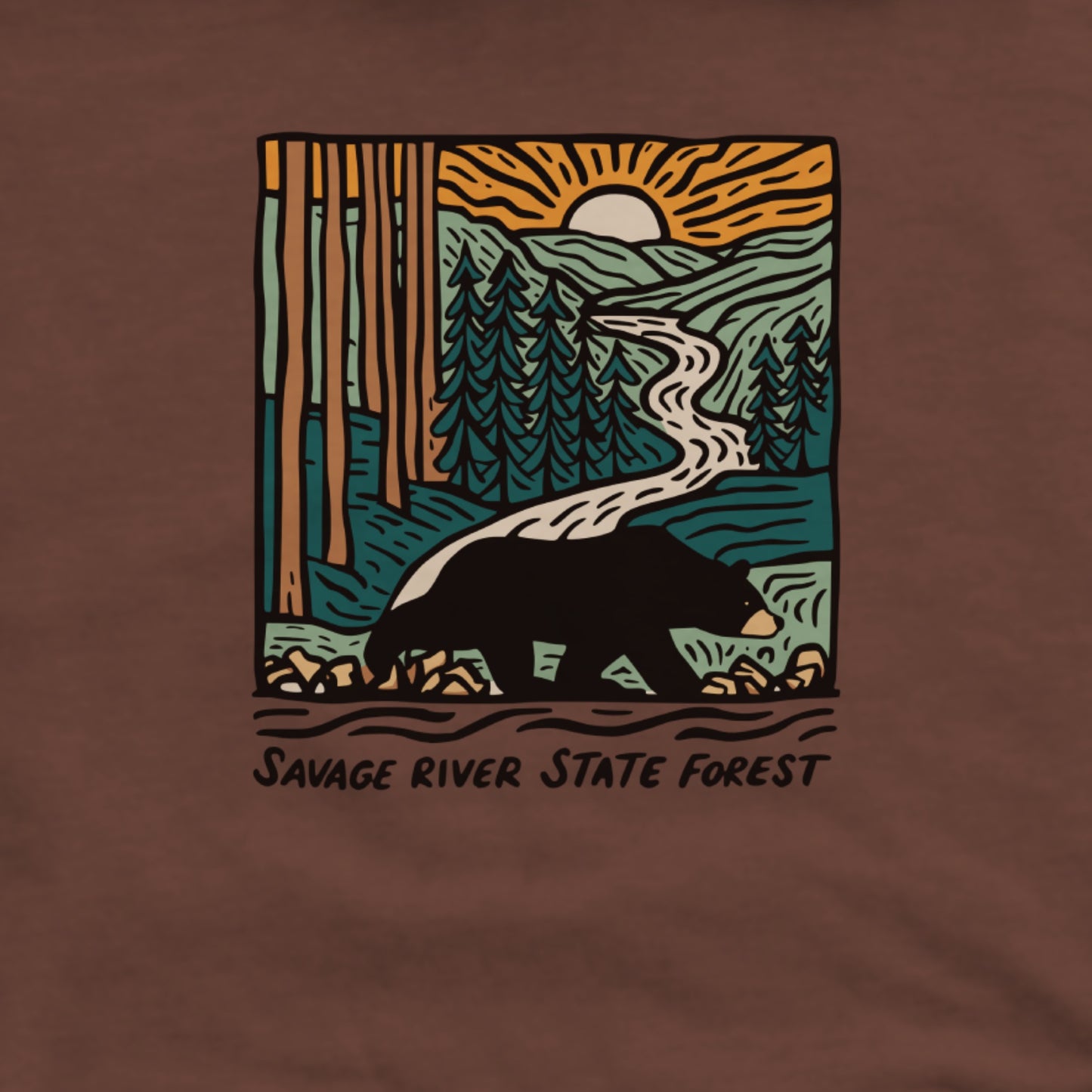 Savage River State Forest Hoodie Adventure and Outdoors Themed Hoodie
