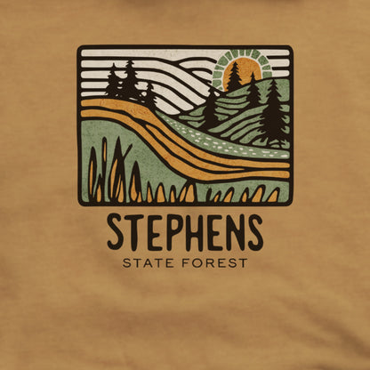 Stephens State Forest Hoodie Adventure and Outdoors Themed Hoodie
