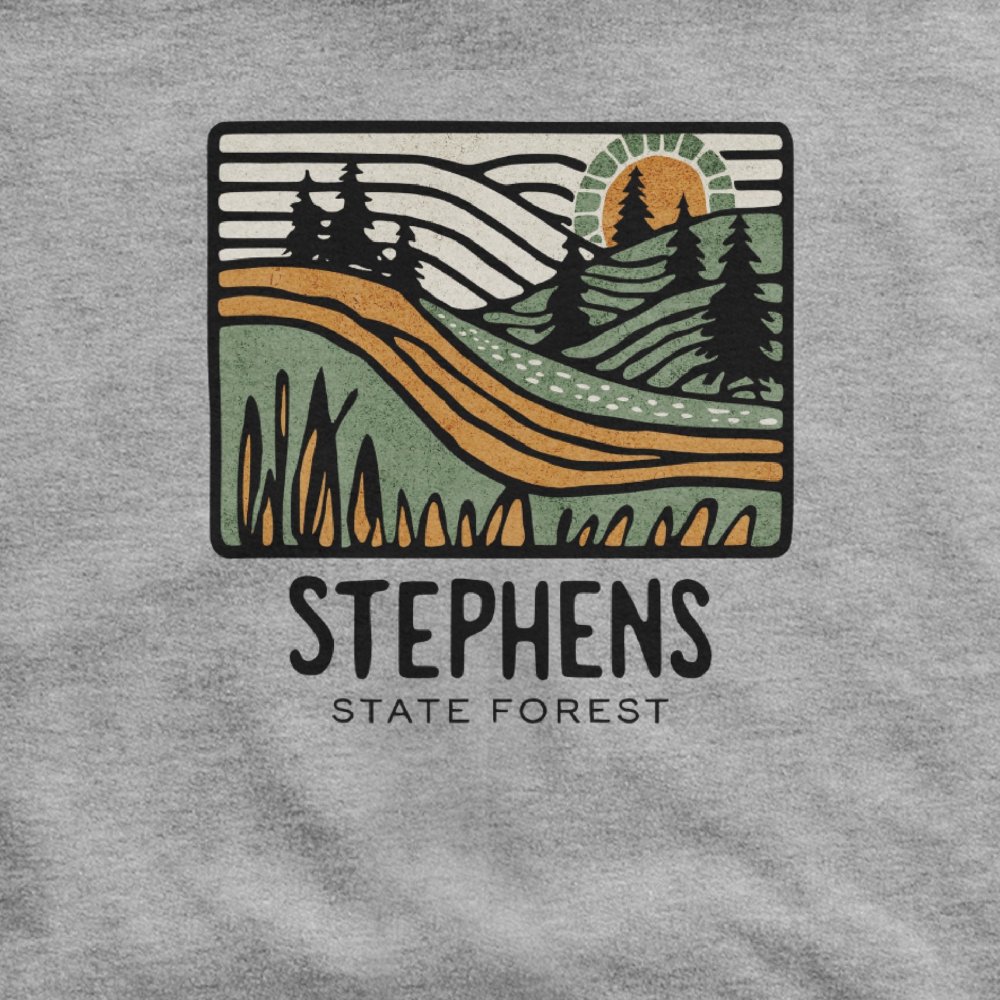 Stephens State Forest Hoodie Adventure and Outdoors Themed Hoodie