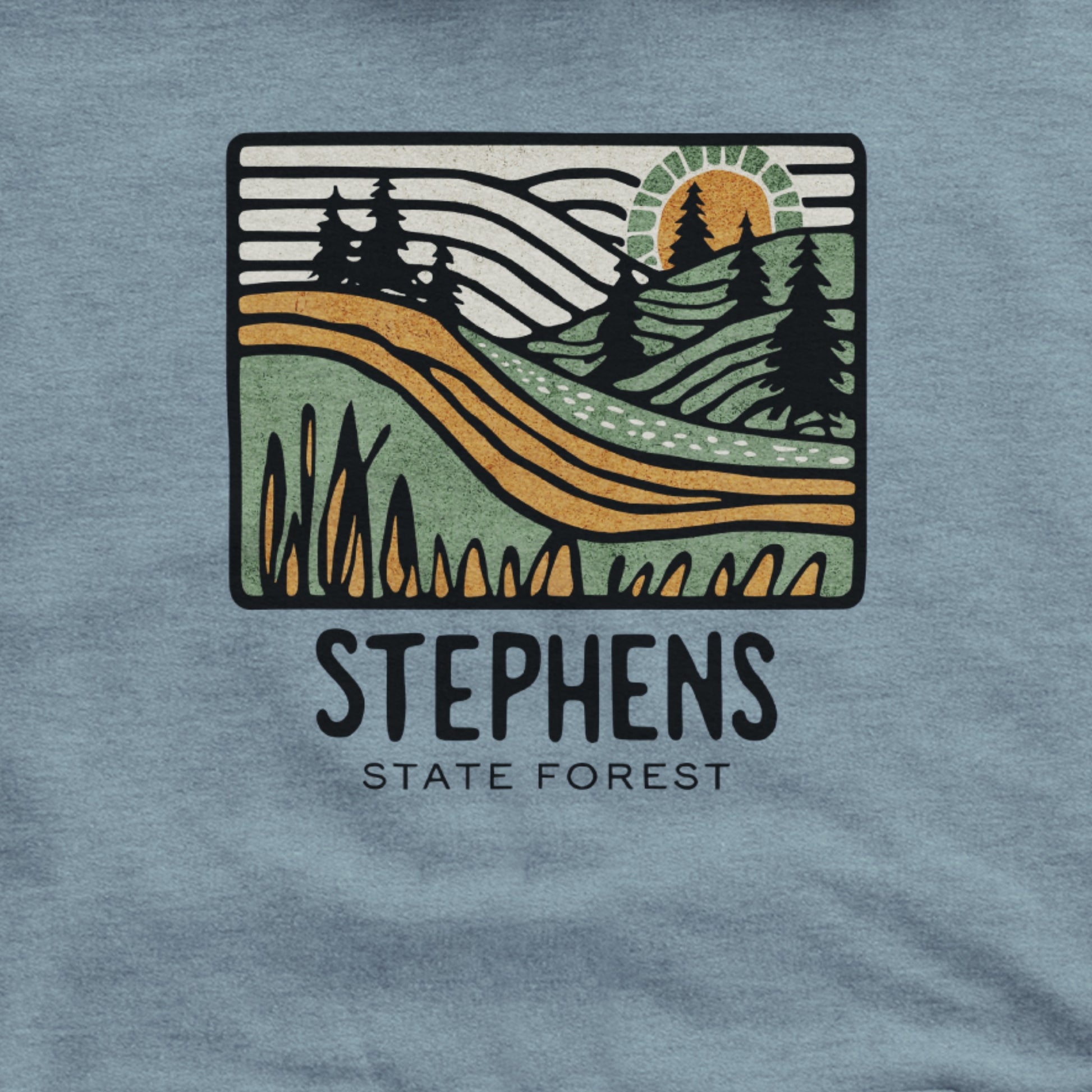 Stephens State Forest Hoodie Adventure and Outdoors Themed Hoodie