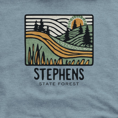 Stephens State Forest Hoodie Adventure and Outdoors Themed Hoodie