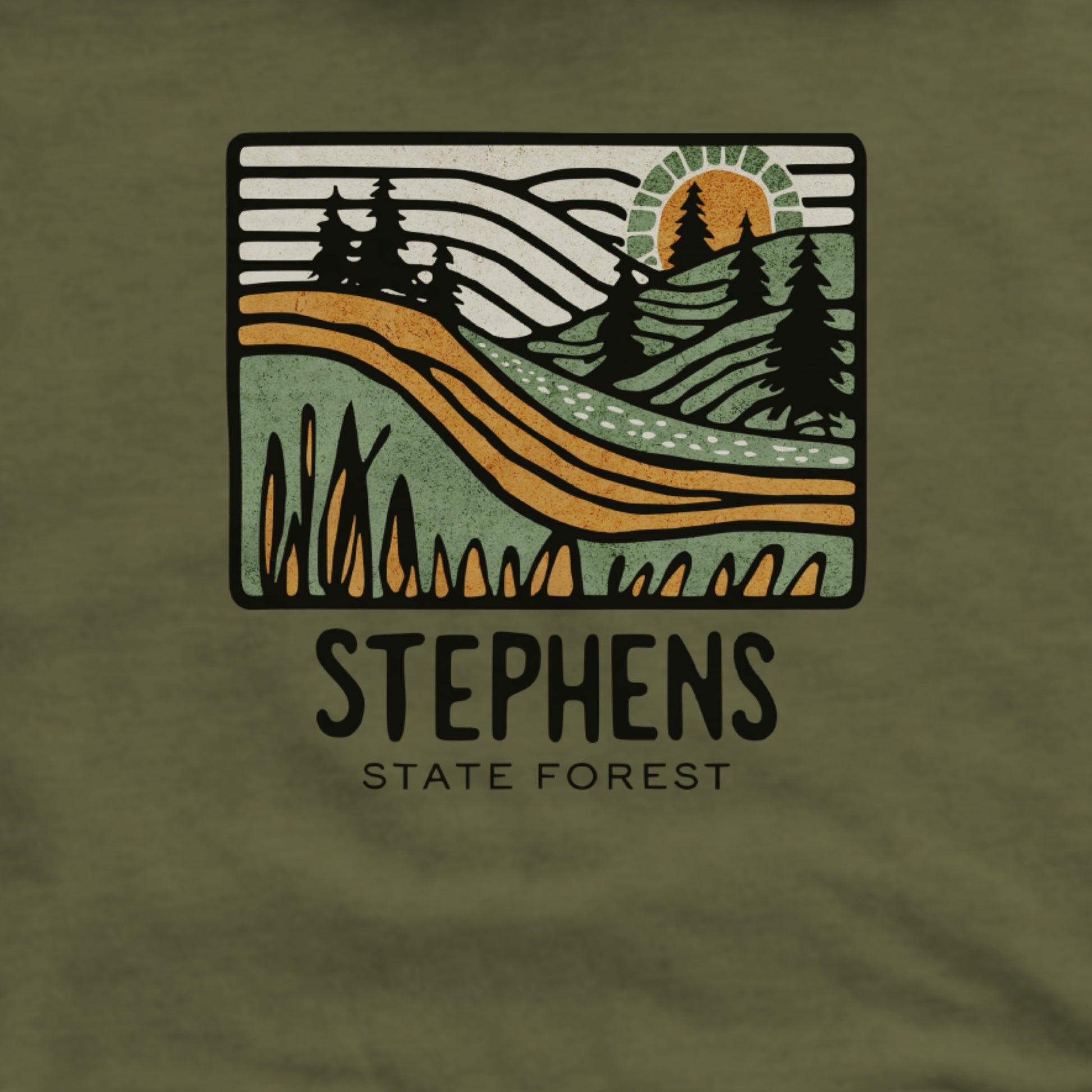 Stephens State Forest Hoodie Adventure and Outdoors Themed Hoodie
