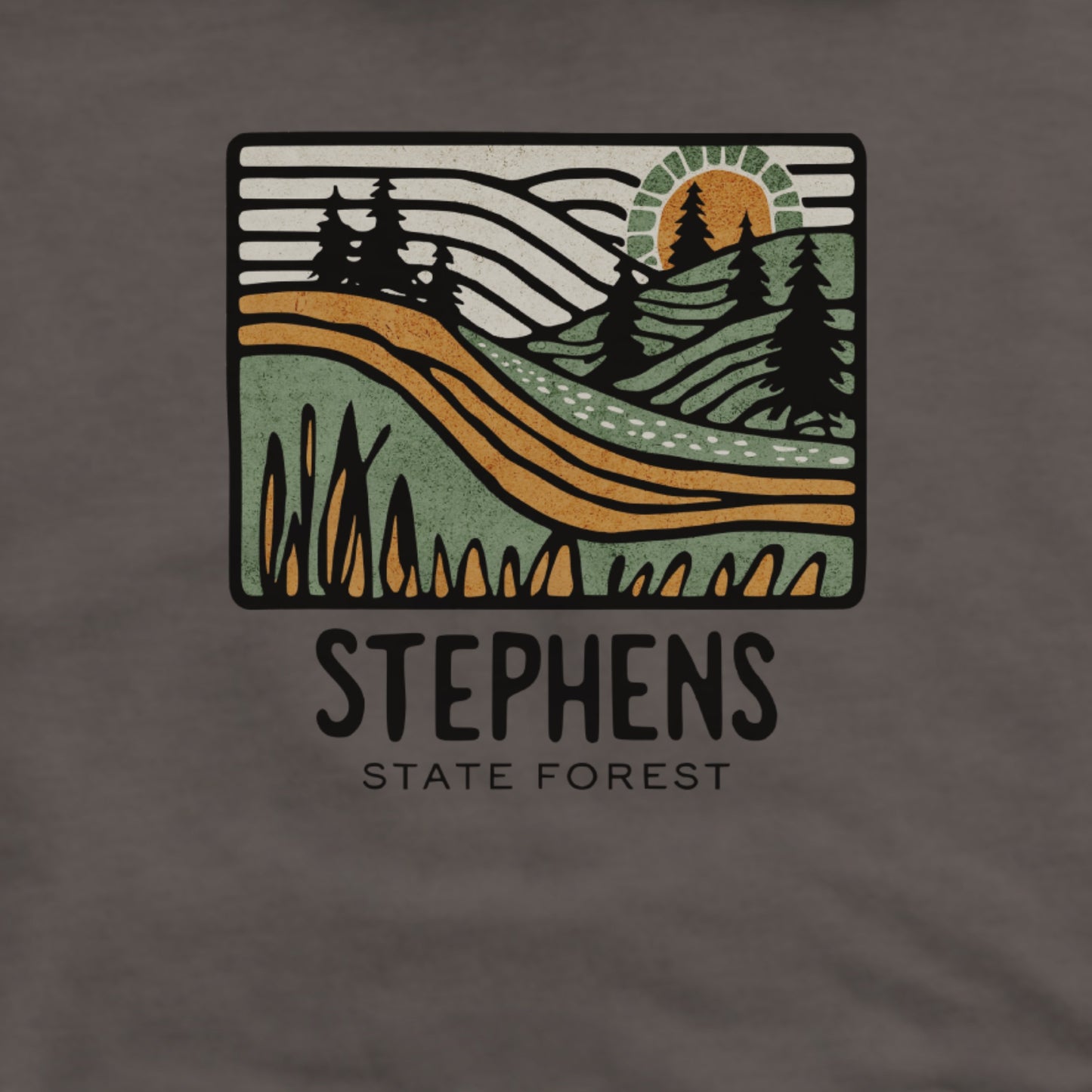Stephens State Forest Hoodie Adventure and Outdoors Themed Hoodie